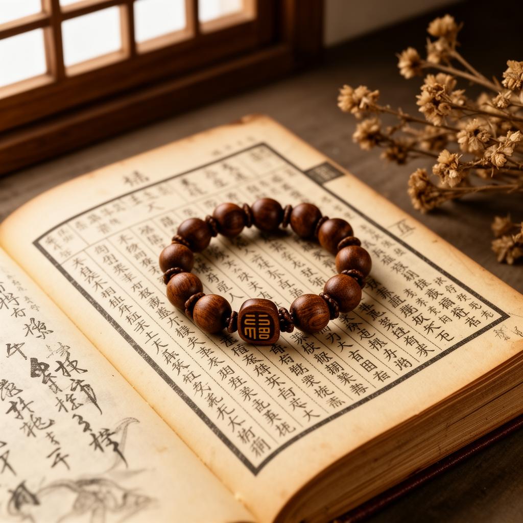 Oracle bracelet resting on an open book
